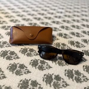 Brown Ray-Ban New Wayfarer Classic Polarized Sunglasses